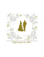 zaproszenie kwadrat ślub 40625 a'10