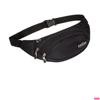 Saszetka na pas torba nerka ST.RIGHT czarny, ST.BLACK VINTAGE WB2