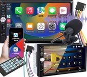 Radio Samochodowe 2DIN 7cali Android Auto Car Play BT USB AUX SD Mikrofon