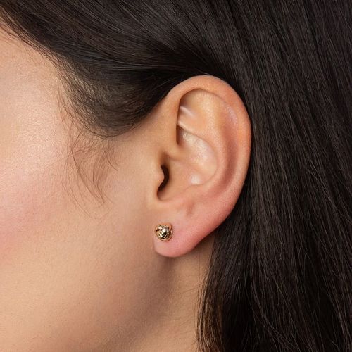 złote kolczyki supełki 333 na Arena.pl