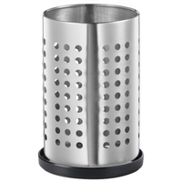 Pojemnik ociekacz na sztućce wys 18 cm nierdzewny z podstawką IKEA ORDNING