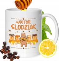 Kubek Dla Wiktora Kolegi Przyjaciela Męża Z Nadrukiem Prezent Biały 330Ml
