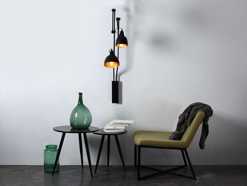 Lampa ścienna COBEN WALL 2 – czarny kinkiet zdjęcie 4