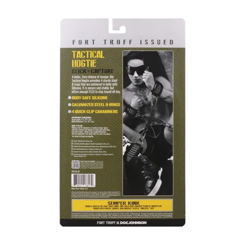 doc johnson tactical hogtie system black - silikonowy regulator położenia na Arena.pl