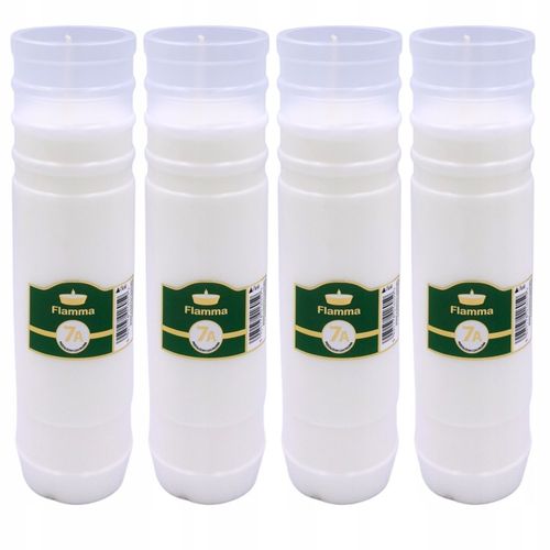 Wkłady do Zniczy Parafinowe Flamma 7dni Znicze Wiosna/Lato 23cm 12szt na Arena.pl
