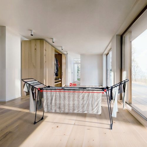 Suszarka na pranie ubrania VILEDA Infinity Flex Ultimate czarna na Arena.pl