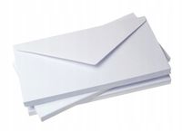 Koperty białe 120g/m2 DL- 500 sztuk KARTON