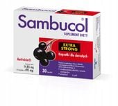 Sambucol Extra Strong czarny bez, na katar na odporność 30 kapsułek