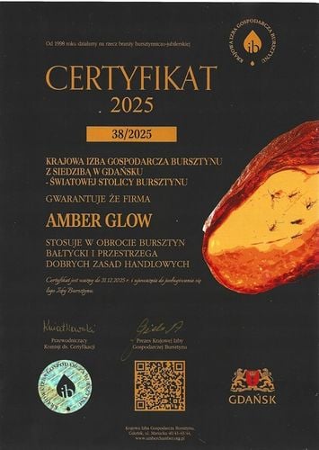 WISIOREK SREBRNY z DUŻYM CERTYFIKOWANYM Bursztynem Srebro ELEGANCKA PIĘKNA na Arena.pl