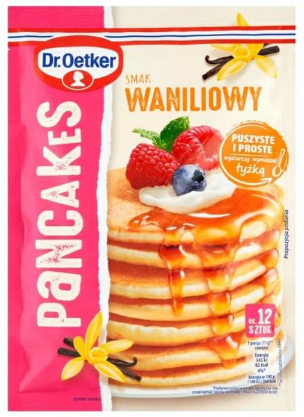 DR OETKER PANCAKES WANILIA 170G zdjęcie 1