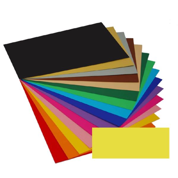 KARTON A4 20 KRESKA ŻÓŁTY zdjęcie 1