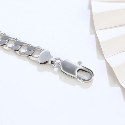 BRANSOLETA DIAMENTOWANA Srebrna Męska SREBRO pr. 925 Bransoletka 5mm/19cm na Arena.pl