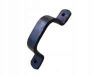 Uchwyt kuty meblowy płaski stalowy krótki