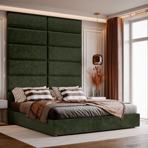 Panel Tapicerowany Ścienny Khaki 50cm x 15cm zdjęcie 5