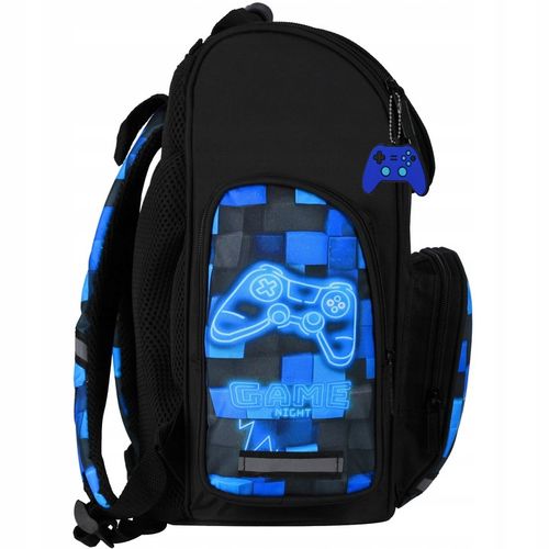 TORNISTER PLECAK SZKOLNY DLA CHŁOPCA GRACZA PIXEL GRA NIEBIESKI PAD W PADY na Arena.pl