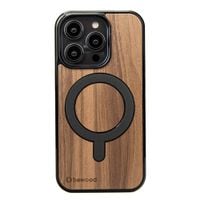Drewniane Etui Bewood do iPhone 15 Pro ORZECH AMERYKAŃSKI z MagSafe