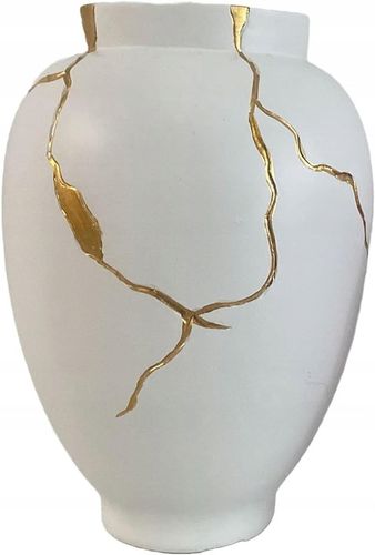 ZESTAW DO TECHNIKI KINTSUGI NAPRAWA CERAMIKI ZESTAW DIY KLEJ ZŁOTY 5min na Arena.pl