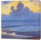 Obraz 90x90cm By the Sea, Piet Mondrian Vintage do Salonu