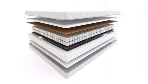 Materac Kieszeniowy FANDANGO Hilding 180x200 cm Kokos Wyrób Medyczny na Arena.pl