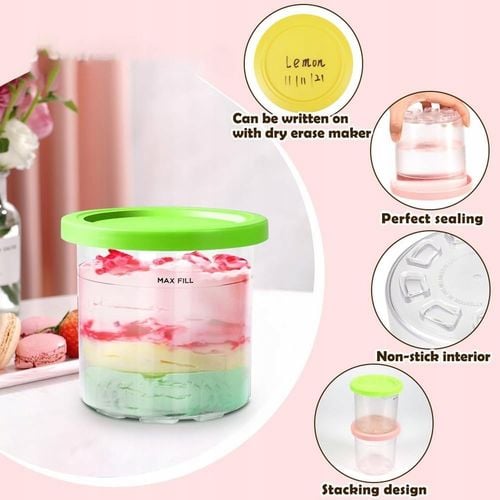 Pojemniki do lodów do Ninja Creami NC300EU 4 sztuki z pokrywką na Arena.pl