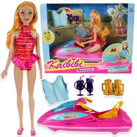 LALKA NA SKUTERZE DŹWIĘKI ŚWIATŁA UNISEKS 3+ Z KOTKIEM