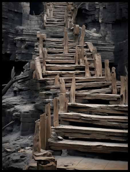 Plakat 60x80cm Schody do Nieznanego zdjęcie 2