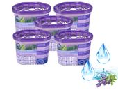 Zestaw 5 pochłaniaczy wilgoci lawendowych 5 x 300g neutralizuje zapachy
