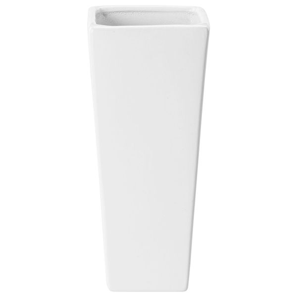 Wazon Ceramiczny Trapez Biały flakon zdjęcie 3