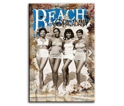 Obraz 60x90cm RETRO BEACH grafika na Arena.pl