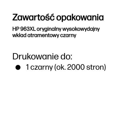 Tusz HP 963XL Black (3JA30AE) na Arena.pl