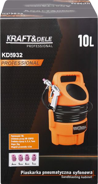 piaskarka syfonowa 10l kd5932 zdjęcie 10