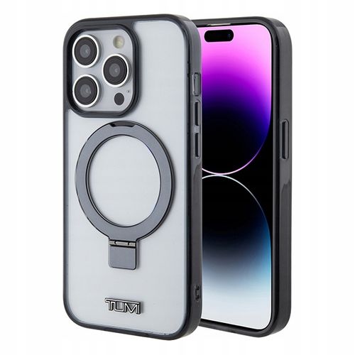 ETUI DO IPHONE 15 PRO TUMIPHONE 15LSSFC HARDCASE TRANSPARENT RING STAND na Arena.pl