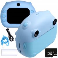 Aparat fotograficzny z drukarką natychmiastowy + 8GB +2 rolki DZIEŃ DZIECKA