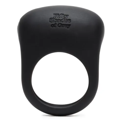 fifty shades of grey sensation - silikonowy pierścień wibrujący usb, czarny na Arena.pl