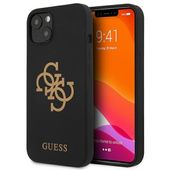 Guess GUHCP13SLS4GGBK iPhone 13 mini 5,4" czarny/black hard case Silicon