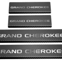 Listwa progowa JEEP GRAND CHEROKEE MK4 WK2 Stal nierdzewna 304 carbon 4szt