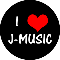 Przypinka I ♥ J-MUSIC