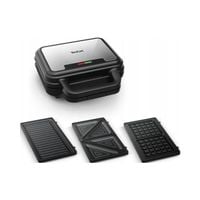 Opiekacz do kanapek TEFAL UltraCompact SW383D Czarno-srebrny