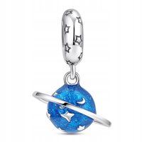 Zawieszka SREBRO 925 Charms Koralik Planeta