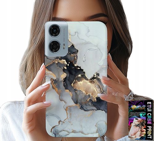 ETUI DO MOTOROLA G34 5G - ELEGANCKI MARMUREK MODNE KOBIECE WZORY na Arena.pl