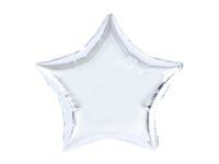 Balon foliowy gwiazda, srebrny, 45 cm (18 cali) [balon na hel]