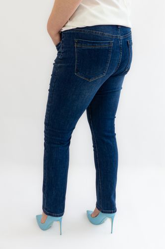 Jeansowe Spodnie Damskie z Prostą Nogawką 44 na Arena.pl
