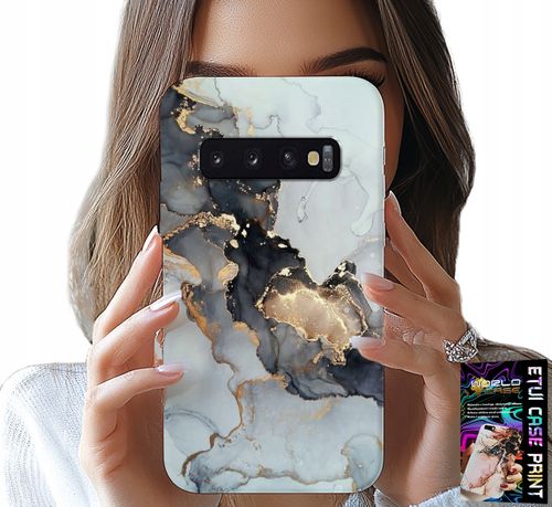 ETUI DO SAMSUNG GALAXY S10 PLUS - ELEGANCKI MARMUREK MODNE KOBIECE WZORY na Arena.pl
