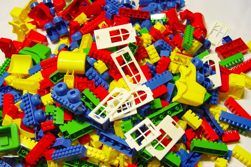 Hemar duży kuferek z klockami K1, 1000 elementów zdjęcie 4