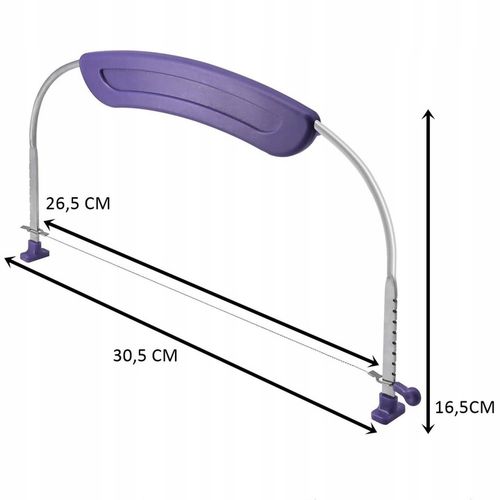 Nóż strunowy do ciasta nóż do biszkoptu krajacz cukierniczy regulacja na Arena.pl