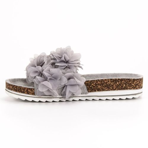 Modne Szare Klapki r.40 na Arena.pl