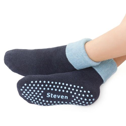 SKARPETY DZIECIĘCE FROTTE ABS 038 26-28 014 melanż ciemny szary/niebieski na Arena.pl