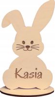 Zajączek wielkanocny z imieniem szkoła przedszkole
