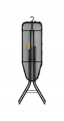 Deska do prasowania mała po rozłożeniu metal blat do domu hotelu czarna hak na Arena.pl