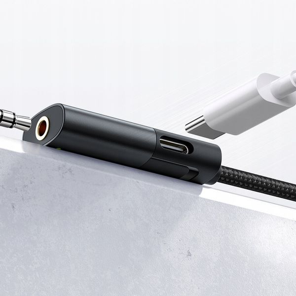 MCDODO ADAPTER USB-C MINI JACK 3,5MM PRZEJŚCIÓWKA KABEL AUX DO SAMSUNG DAC zdjęcie 12